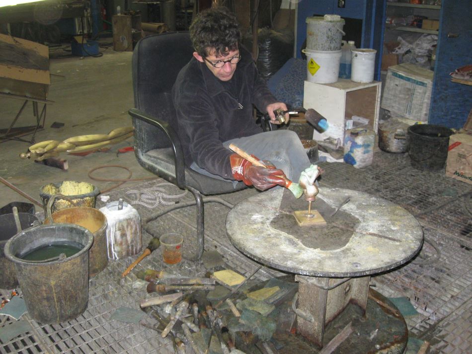 travail à la fonderie Bocquel