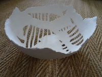plat blanc 3 terre papier
