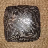 raku brun chevrons beiges